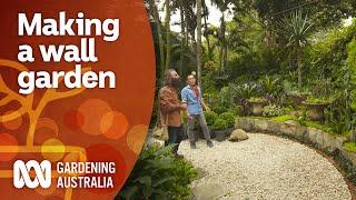 Making a lush wall garden to maximise space | Garden Design and Inspiration | Gardening Australia