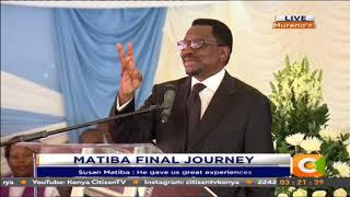 James Orengo's short, striking speech at Matiba's memorial service