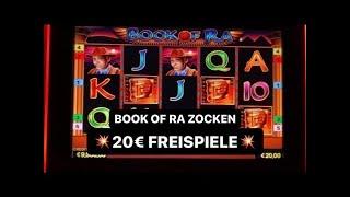 Book of Ra geile 20€ Freispiele  Novoline Spielothek Spielhalle Automaten CASINO