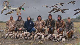 HUNTING DUCKS AND GEESE IN HEAVY RAIN!! ON THE X