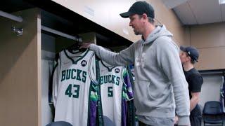 Gameday Delivered: Bucks Equipment Managers All-Access | Behind-The-Scenes NBA Locker room Setup