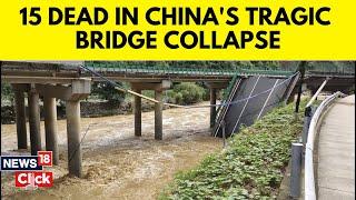 China Bridge News | All-Out Rescue Efforts Continue After 15 Killed In Highway Bridge Collapse |N18G