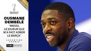 Messi, Thé, Chats... La conférence de presse de Ousmane Dembélé