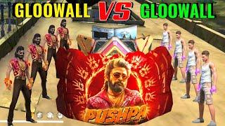 Gloowall vs Gloowall Fight On Factory | PUSHPA New Gloowall Skin Challange  Garena Free Fire