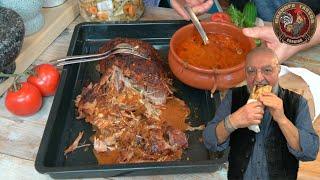 Juicy pulled pork in 6 hours from the oven