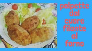 POLPETTE DAL CUORE FILANTE UNA RICETTA CHE PIACERA  TUTTI GRANDI E FICCINI UN FINGER FOOD BUONISSIMO