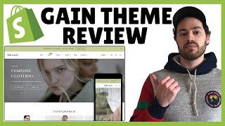 Shopify Gain Theme Review - A Highly Customizable Theme For Showcasing Your Products