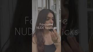 Fav nude lipstick swatches #makeup #nudelipstick