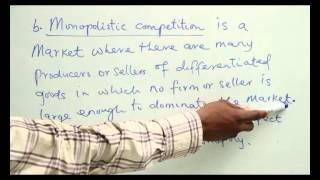 MARKET STRUCTURE I