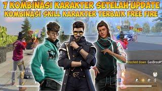 7 KOMBINASI SKILL KARAKTER TERBAIK FREE FIRE SETELAH UPDATE | Ini Kombinasi Karakter Terbaik FF 2024