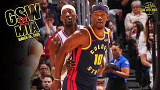 Golden State Warriors vs Miami Heat Full Game Highlights | March 25, 2025 | FreeDawkins