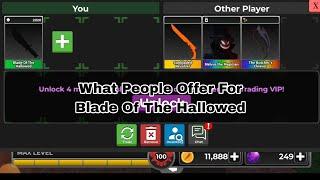 What People Offer For Blade Of The Hallowed || Survive The Killer