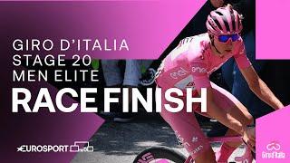 TOTAL DOMINATION  | Giro D'Italia Stage 20 Race Finish | Eurosport Cycling