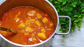 Potato goulash: with this SECRET TIP the potato dish is super quick and very tasty