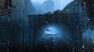 HEAVY RAIN | NO THUNDER. Fall asleep in 5 minutes. Rain sounds for sleep and relaxation