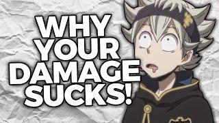 Why YOUR Black Asta Damage Sucks! (Black Clover Mobile)