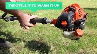 How to Start the Echo SRM-225 Weed Eater Grass Trimmer