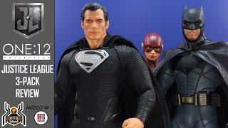 Mezco Toyz One:12 Collective Zack Snyder's Justice League SUPERMAN, BATMAN & the FLASH 3-Pack Figure