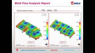 Autodesk Mold Flow Analysis Report for Automotive internal trim by Upmold