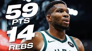 Giannis Antetokounmpo ERUPTS For 59-PT DOUBLE-DOUBLE! | November 13, 2024