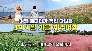 [제주도 가을여행 추천코스] 육지보다 10배 아름다운 가을 제주도 - 여행 에디터가 억새·메밀꽃·핑크뮬리 핫스팟과 가성비 여행 꿀팁까지 모두 알려드립니다