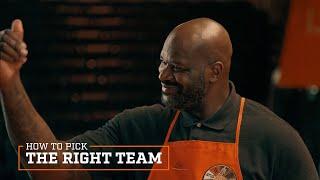 How to Pick the Right Team – Tips from the Tool @SHAQ | The Home Depot