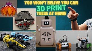 Top 10  FREE 3D Projects You Can make  at Home?! 