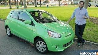 2014 Mitsubishi Mirage Test Drive Video Review - 3-Cylinder Sub-Compact Car