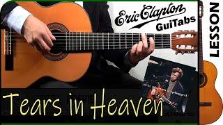 How to play TEARS IN HEAVEN  - Eric Clapton / GUITAR Lesson  / GuiTabs N°188 