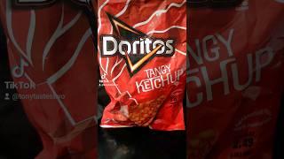 NEW Tangy Ketchup Doritos Rewiew, are they any good? #viral #review #reels #fyp #doritos