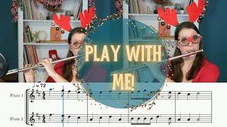 Deck the Halls - Play this FUN flute duet with me!