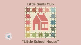Easy Way How To Make Saw Tooth Star and School House Quilt Block! Little School House
