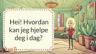 Learn Norwegian: Flower Shop Dialogue (B1) | Учим норвежский | Вчимо норвезьку | Lær norsk