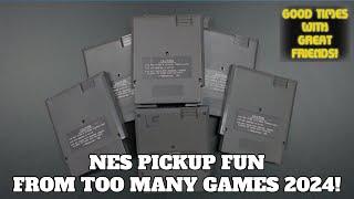 NES Pickup Fun from Too Many Games 2024! Good Times With Great Friends 07/10/24