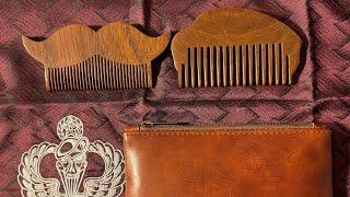 Sandlewood Combs from Prazoli Products For The Mustached Man Who Just Loves His Grooming.