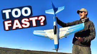 FASTER than a SPEEDING BULLET!!! - E-Flite V1200 RC Plane Maiden Flight