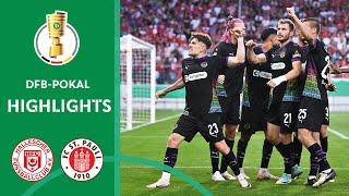 Ausgleich in Nachspielzeit | Hallescher FC - FC St. Pauli 2:3 | Highlights | DFB-Pokal First Round