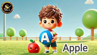 ABCD Learning with Fun Live Examples | Easy Alphabet for Kids@sameena.naqvi01