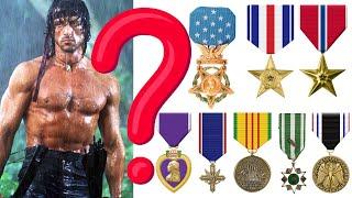 What Are John Rambo's Military Medals?