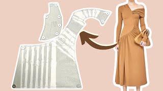 How to Draft Asymmetric Dress Patterns