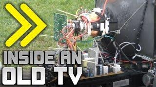 Taking Apart an Old TV is So Cool! Whats inside an old TV? | Science with Greg