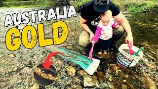 Gold Rush Down Under: Finding our FIRST Australian GOLD