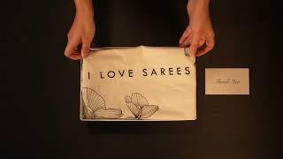 I Love Sarees Packaging | Shop Sarees and Readymade Blouses Online - I Love Sarees #shorts