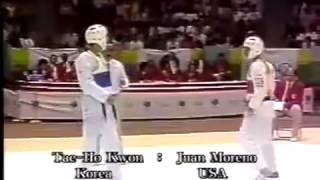 Master Tae Ho Kwon 1988 Seoul Olympic Taekwondo Match (50 kg)