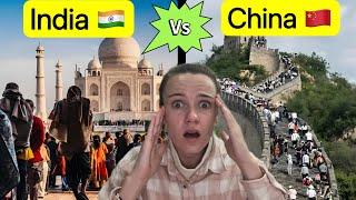 CHINA vs INDIA: The Shocking Difference || 中国 vs 印度。。令人震惊的差异