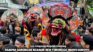 Rampak Barongan Ngamuk Jaranan NEW TURONGGO WAHYU BUDOYO Live Gongseng Megaluh Jombang