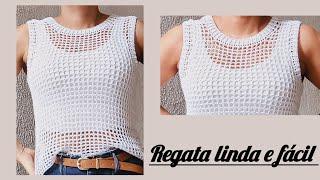 blusa fácil de crochê #crochet