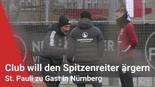 Der Club will den Spitzenreiter ärgern: St. Pauli zu Gast in Nürnberg