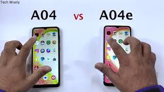 SAMSUNG A04 vs A04e  - SPEED TEST