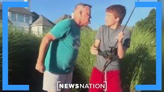 Angry man snaps teens' fishing rod | Dan Abrams Live